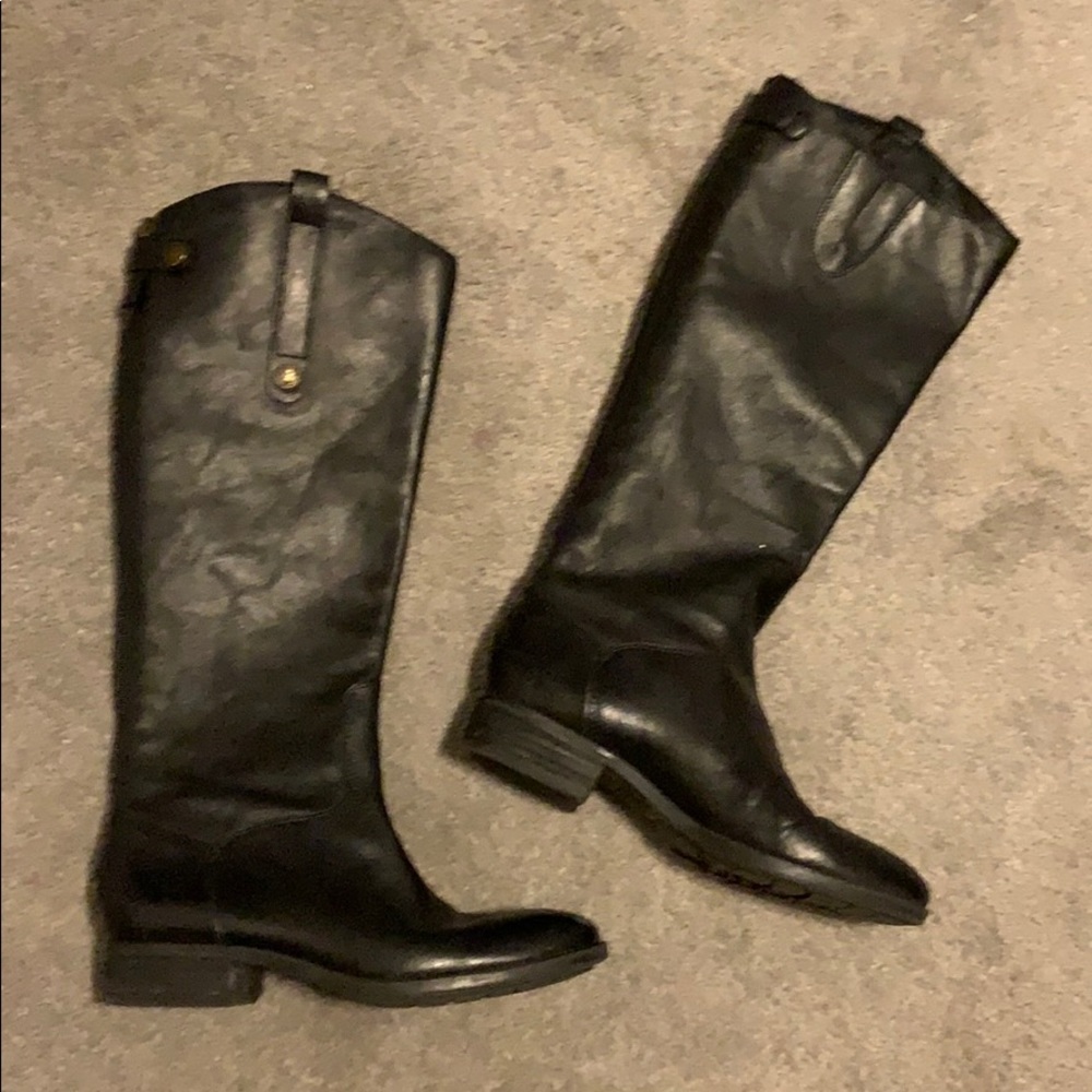 Sam Edelman black leather boots